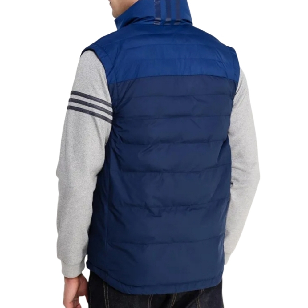 Adidas Men's Blue Puffer Vest - Picture 2 of 12